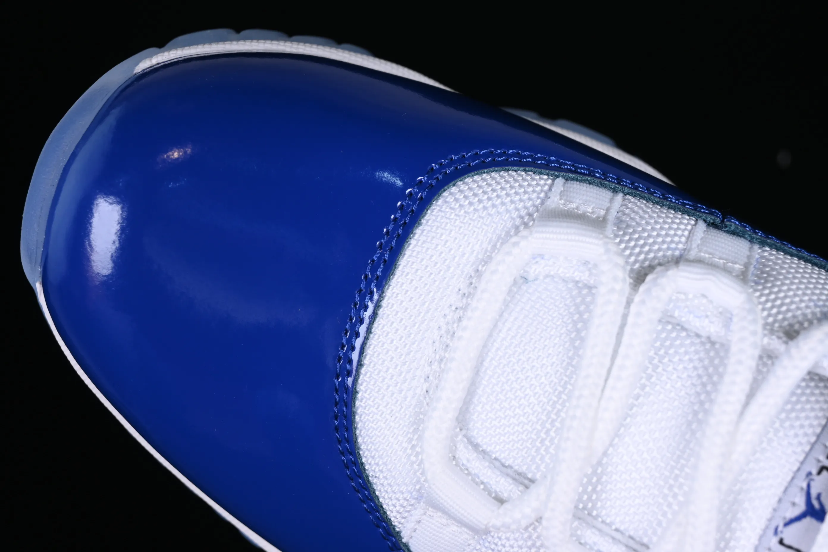 All categories Air Jordan Jordan series basketball shoes Air Jordan 11 P version Air Jordan 11 Retro "Concord Sketch" AJ11 Joe 11 white and blue real standard real carbon high-top basketball shoes CT8012-114